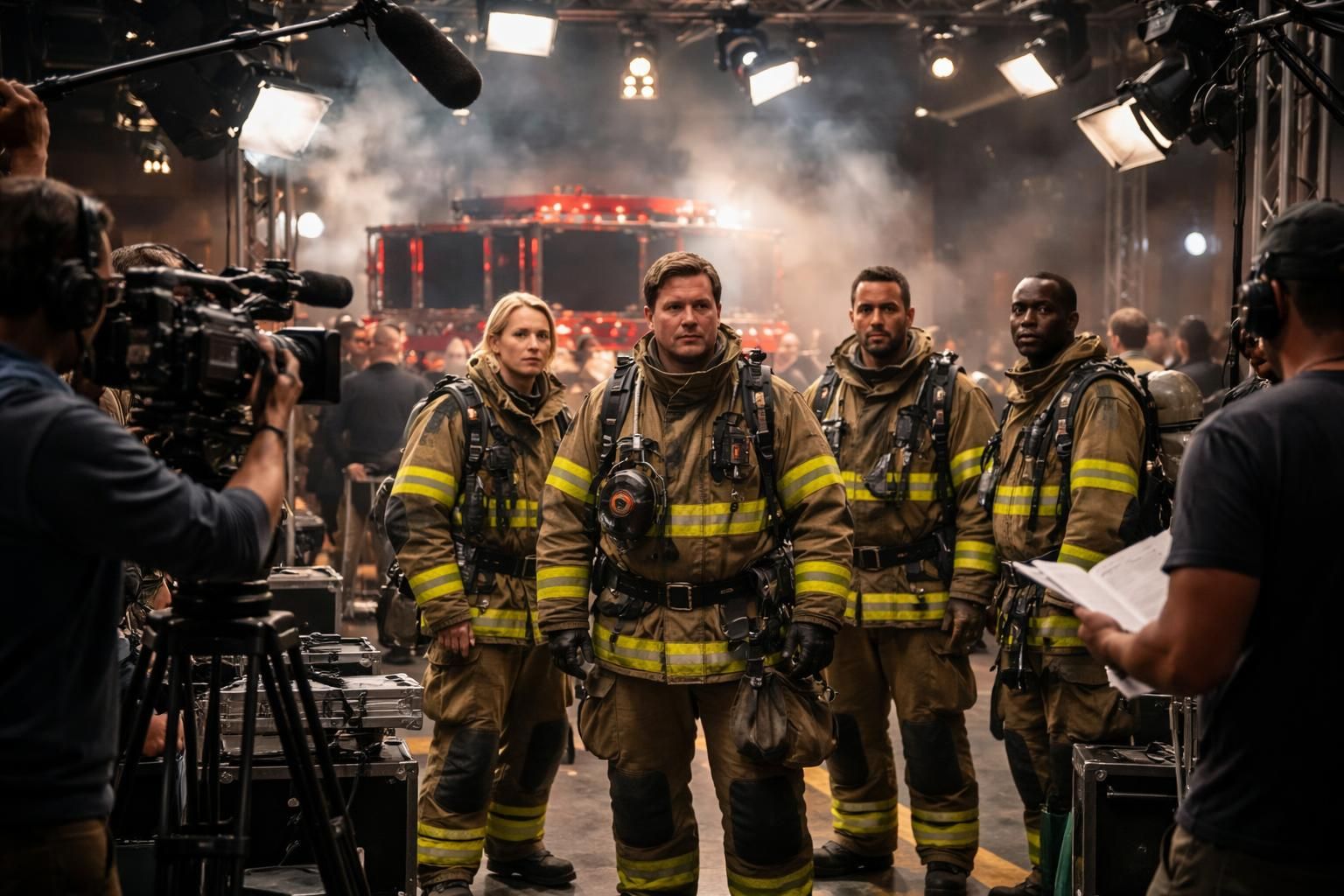 découvrez les coulisses fascinantes d'une émission sur les pompiers, où réalité et fiction se mêlent pour offrir un regard inédit sur leur quotidien.