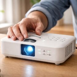 découvrez notre guide rapide pour régler le focus et la correction trapèze de votre mini vidéoprojecteur epson, et profitez d'une image parfaitement nette et alignée.
