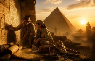 découvrez les mystères des pyramides à travers un documentaire captivant qui explore les récits fascinants et les légendes qui entourent ces monuments anciens.